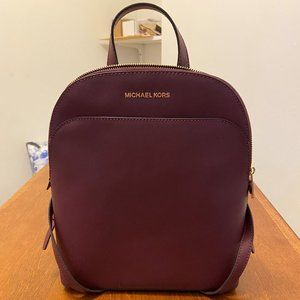Michael Kors Large Backpack Burgundy